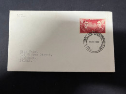 3-5-2024 (4 Z 4) FDC New Zealand Ross Dependency (posted To Australia) 1967 - Scott Base In Ross Dependency - Briefe U. Dokumente