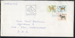 Norwegen 1975/83 9 Verschiedene FDC, 2x Ohne Anschrift, 7x Nach Wernigerode/DDR - Postal Stationery