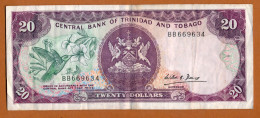 1990 // TRINIDAD AND TOBAGO // CENTRAL BANK // TWENTY DOLLARS // F / TB - Trinidad & Tobago