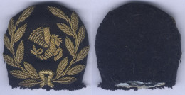 Insigne De Casquette Tissu Et Cannetille Air France Cadre Technique - Crew Badges