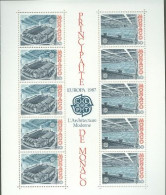 Monaco MNH Minisheet - 1987