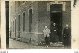 CARTE PHOTO ESTAMINET CANONNE DANS L'AISNE OU NORD VILLE NON IDENTIFIEE - Autres & Non Classés