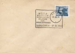 Poland Postmark D55.03.27 LESKO.kop: Jablonki Tourism Rally Swierczewski - Stamped Stationery