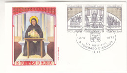 Vatican - Lettre FDC De 1974 - Oblit Poste Vaticane - - Briefe U. Dokumente