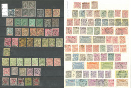 Collection. 1892-1912, Entre Les N°23 Et 63, Obl Choisies De Cayenne Et St Laurent. - TB - Andere & Zonder Classificatie