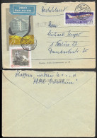 Russia Cover Mailed To Germany 1966. 16K Rate Ships Plane Stamps - Storia Postale