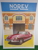 CITROEN DS CHAPRON BORDEAUX - AFFICHE POSTER - KFZ