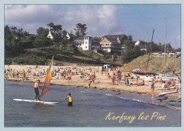 MOELAN SUR MER --1999--La Plage De Kerfany Les Pins ( Très Animée , Planche à Voile, Voiliers) - Moëlan-sur-Mer