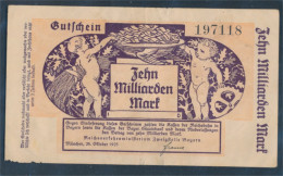 Bayern Pick-Nr: S1105 Inflationsgeld Der Deutschen Reichsbahn Bayern Stark Gebraucht (IV) 1923 10 Milliarden M (10288403 - 10 Milliarden Mark