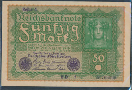 Deutsches Reich Rosenbg: 62d, Reihe 4 Bankfrisch 1919 50 Mark (10298884 - 50 Mark