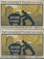 Freital Inflationsgeld The City Freital Used (III) 1922 200.000 Mark - Otros & Sin Clasificación