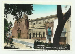 CASTELVETRANO - CHIESA DI S.DOMENICO E PALAZZO SCOLASTICO - VIAGGIATA FG - Trapani