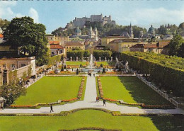 AK 216516 AUSTRIA - Salzburg - Mirabellgarten Mit Festung - Salzburg Stadt