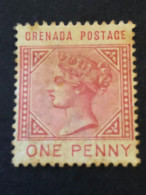 GRENADA  SG 31  1d Carmine MH* Some Toning  CV £90 - Grenada (...-1974)