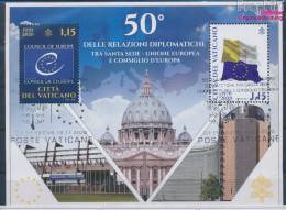 Vatikanstadt Block69 (kompl.Ausg.) Gestempelt 2020 Dipl. Beziehung Mit Der Europ. Unio (10405893 - Used Stamps