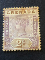 GRENADA  SG 50  2d Mauve And Brown  MH* Some Toning - Grenada (...-1974)