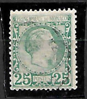 MONACO STAMPS 1885 ,Sc.#6, USED - Gebruikt