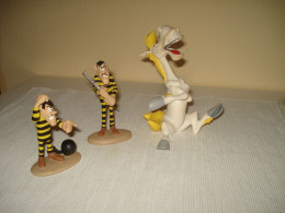 O18 / Lot De 3 Figurines Lucky Luke - 2003 - D'après Marie Leblon - Figuren - Kunstharz