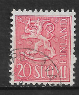 FINLANDE  : N°  414A   "  ARMOIRIES " - Used Stamps
