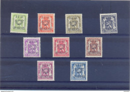 Reeks 20 (PRE445/463) MNH ** Postgaaf - Typo Precancels 1936-51 (Small Seal Of The State)