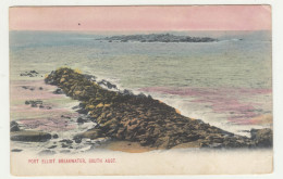 Port Eliliot Breakwater, South Australia Old Postcard Not Posted B240503 - Autres & Non Classés