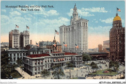 AETP7-USA-0594 - NEW YORK CITY - Municipal Building And City Hall Park - Other Monuments & Buildings