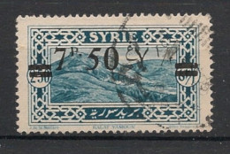 SYRIE - 1926 - N°YT. 182 - Kalat Yamoun 7pi50 Sur 2pi50 - Oblitéré / Used - Oblitérés