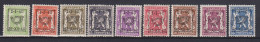 Belgique: COB N° PRE437/45 **, MNH, Neuf(s). TTB !!! Voir Le(s) Scan(s) !!! - Typo Precancels 1936-51 (Small Seal Of The State)
