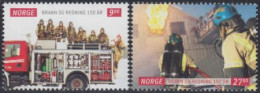 Norwegen Mi.Nr. 1756-57 150Jahre Feuerwehr Und Rettungsdienst (2 Werte) - Ongebruikt