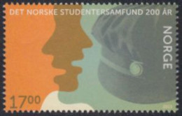 Norwegen Mi.Nr. 1818 Norweg.Studentengesellschaft (17,00) - Unused Stamps