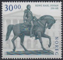 Norwegen Mi.Nr. 1815 König Karl Johann III, Reiterstandbild (30,00) - Ungebraucht