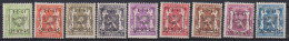 Belgique: COB N° PRE455/63 **, MNH, Neuf(s). TTB !!! Voir Le(s) Scan(s) !!! - Typo Precancels 1936-51 (Small Seal Of The State)