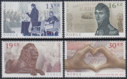 Norwegen Mi.Nr. 1855-58 200Jahre Verfassung (4 Werte) - Unused Stamps