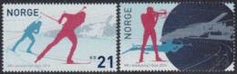 Norwegen Mi.Nr. 1904-05 Biathlon-WM (2 Werte) - Neufs