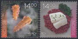 Norwegen Mi.Nr. 1906-07 Norden, Nordische Esskultur (2 Werte) - Unused Stamps