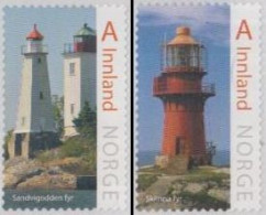Norwegen MiNr. 1921-22 Leuchttürme Sandvigodden Und Sklinna, Skl (2 Werte) - Unused Stamps