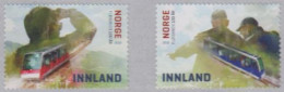 Norwegen MiNr. 1979-80 Standseilbahn Floibanen, Skl (Zweierstreifen) - Unused Stamps