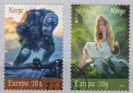 Norwegen Mi.Nr. 2070-2071 Europa 2022 Geschichten Und Mythen Skl. (2 Werte) - Used Stamps