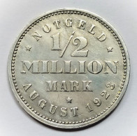 Allemagne. 1/2 Million Mark 1923 J  Hambourg - Other & Unclassified