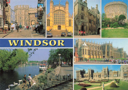 ROYAUME-UNI - Windsor - Multi-vues De Différents Endroits - Animé - Carte Postale - Windsor