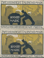 Freital Inflationsgeld Der Stadt Freital Gebraucht (III) 1922 200.000 Mark - Sonstige & Ohne Zuordnung
