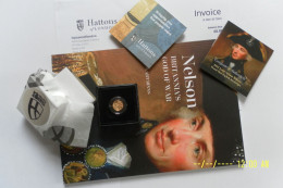Hattons Of London THE 2023 LORD NELSON TRIBUTE GOLD ONE EIGHTH SOVEREIGN - Nieuwe Sets & Proefsets