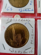 Médaille Touristique Arthus Bertrand AB 67  Strasbourg Cathédrale 2012 N°1 Porte Pleine - 2012