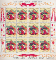 Irland 737Klb Kleinbogen Postfrisch 1990 Weihnachten - Unused Stamps