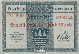 Olbernhau Inflationsgeld Stadtgemeinde Olbernhau Gebraucht (III) 1923 200.000 Mark - Autres & Non Classés