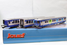 Jouef - Coffret 3 VOITURES RIB Livrée Transilien ép. V / VI SNCF Réf. HJS4159 Neuf NBO HO 1/87 - Passagierwagen