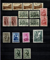 1939 504/511 & 512 ( Lot  18  Timbres ° ) : RUBENS &  MEMLING - Used Stamps