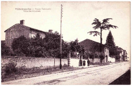 81 - B22470CPA - VILLEFRANCHE - Route Nationale , Villa Des Glycines - Parfait état - TARN - Villefranche D'Albigeois