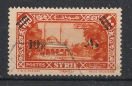 SYRIE - 1938 - N°YT. 246 - Damas 10pi Sur 100pi - Oblitéré / Used - Gebruikt