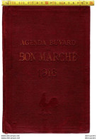 BOEK 003 - AGENDA BUVARD DU BON MARCHE 1916 - Hardcover - 246 PAGER - AVEC PLAN DE PARIS - BON ETAT - Formato Grande : 1901-20